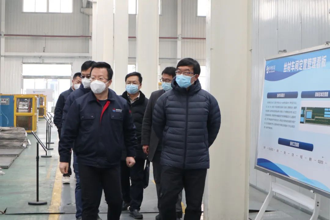 黨委書記、院長張平祥院士到賽特公司慰問干部職工